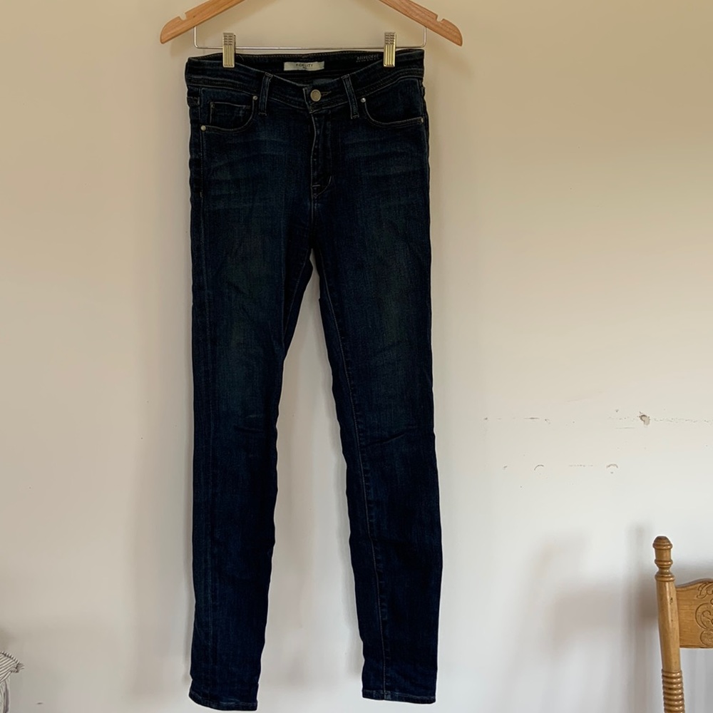 Fidelity Belvedere Mid Rise Ultra Slim Jeans